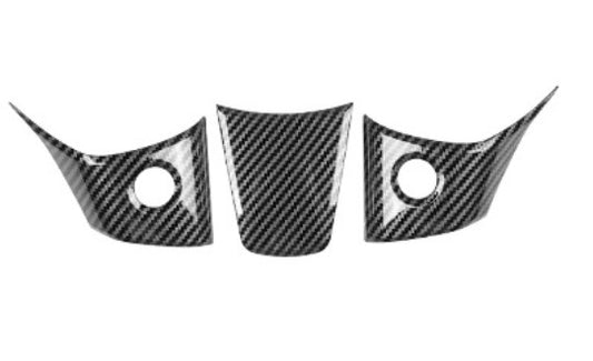 Carbon Look Lenkrad Abdeckung für Model 3/Y