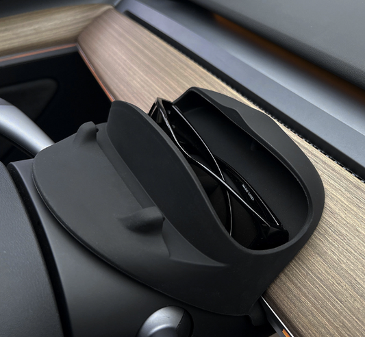 Multifunktionaler Handy- und Sonnenbrillenhalter für Model 3/Y - hinter dem Lenkrad