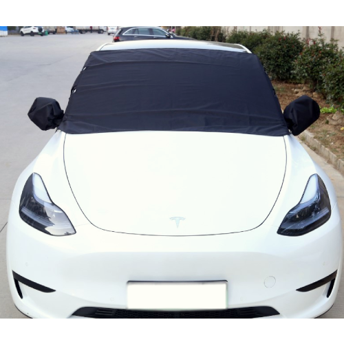 Sonnenschutz und Schneedecke mit Seitenspiegelabdeckung für Tesla Mode – My  Tesla Tuning