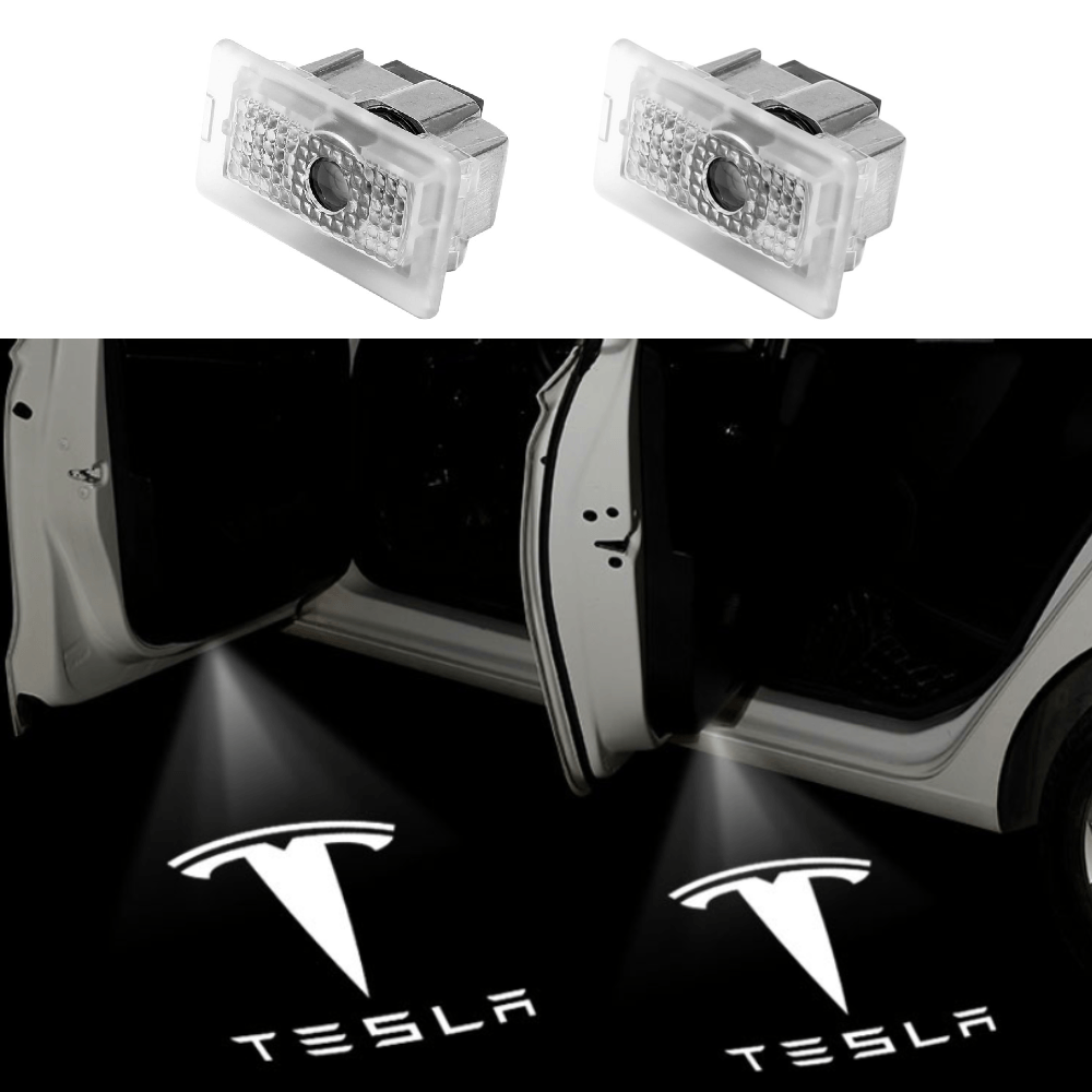 Willkommenslicht Tesla Logo Led Projektor - Set mit 2 Stück – My Tesla  Tuning