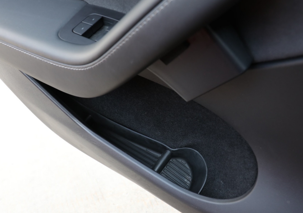 Türfach Organizer für Tesla Model 3/Y, im Tesla eingebaut