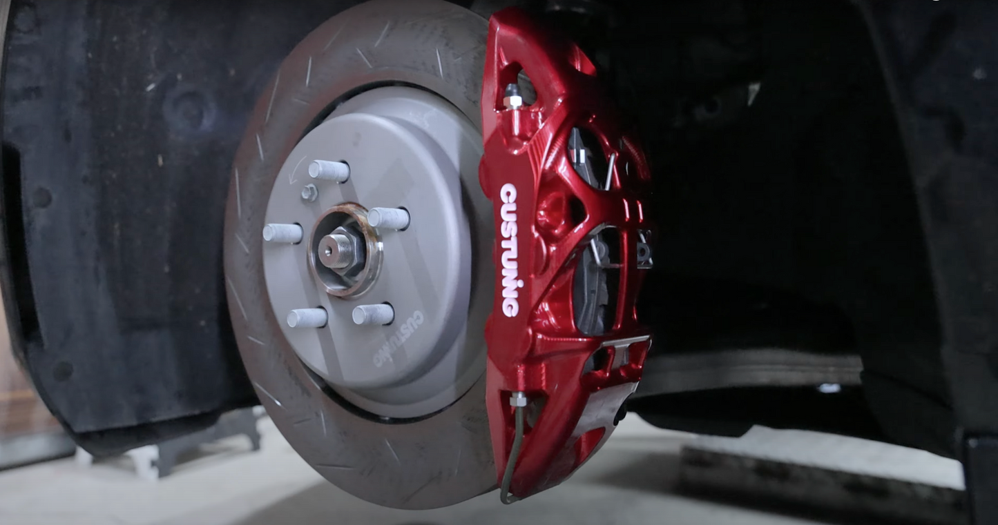 CUSTUNING 6-pot brake system (6-Kolben Bremsanlage 380mm)