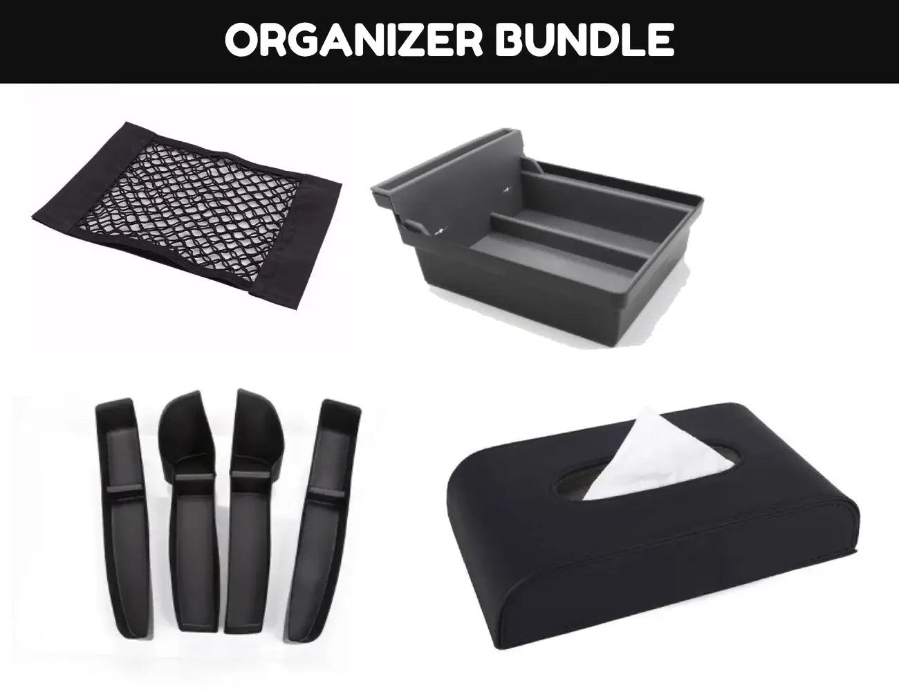 Organizer Bundle – Mehr Ordnung im Innenraum deines Tesla