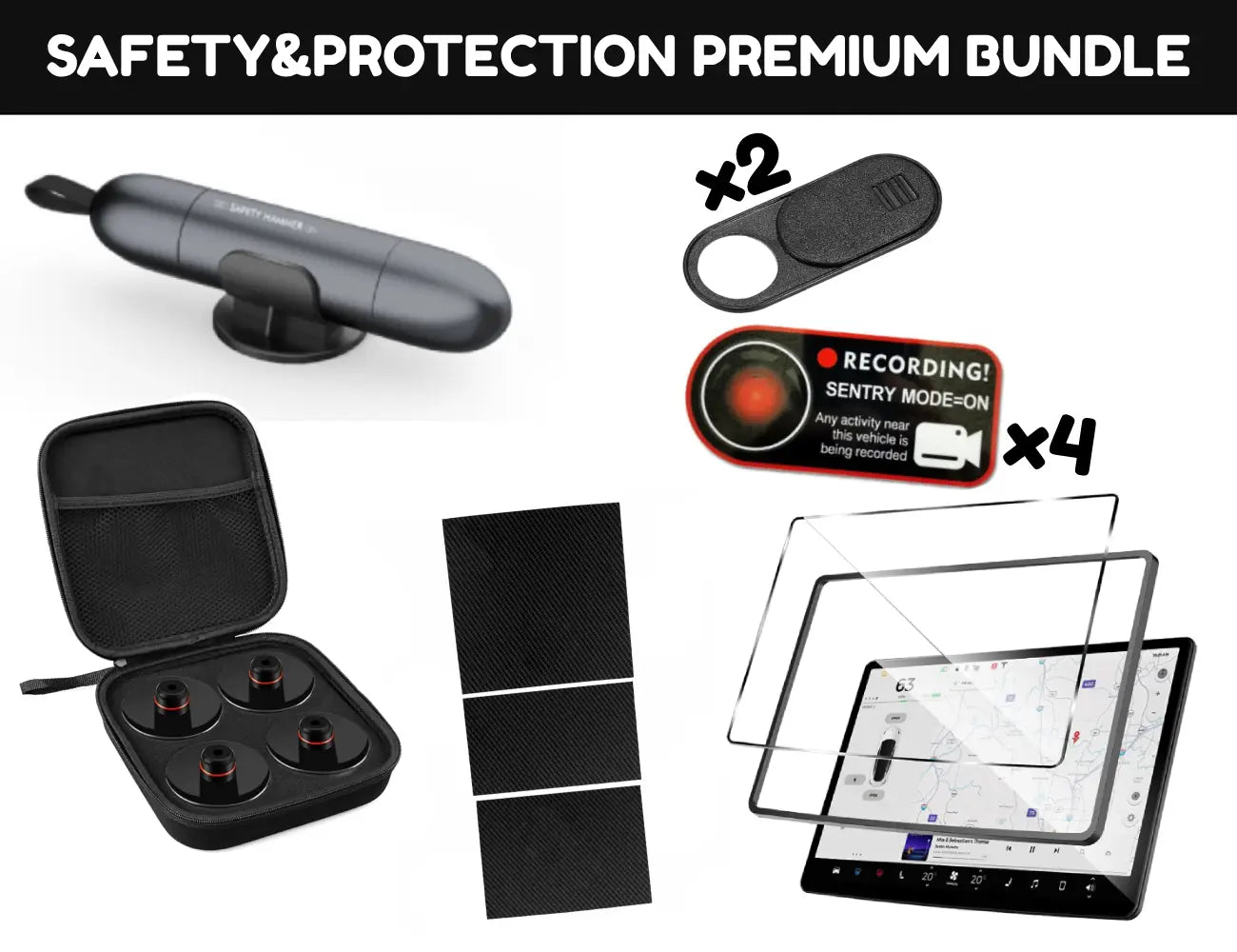 Safety & Protection Bundle für Tesla – My Tesla Tuning
