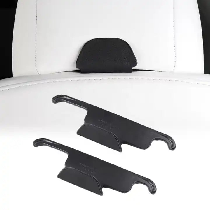Kopfstützenhaken Tesla Model 3/Y 2er Set schwarz ABS - My Tesla Tuning