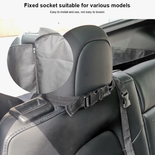 TAUTO Tesla Model Y Kofferraum-Haustiermatte, wasserdicht, Kofferraum,  Hundematte, Rücksitzbezug, Schutzzubehör 2021 2020 (schwarz) : :  Fashion