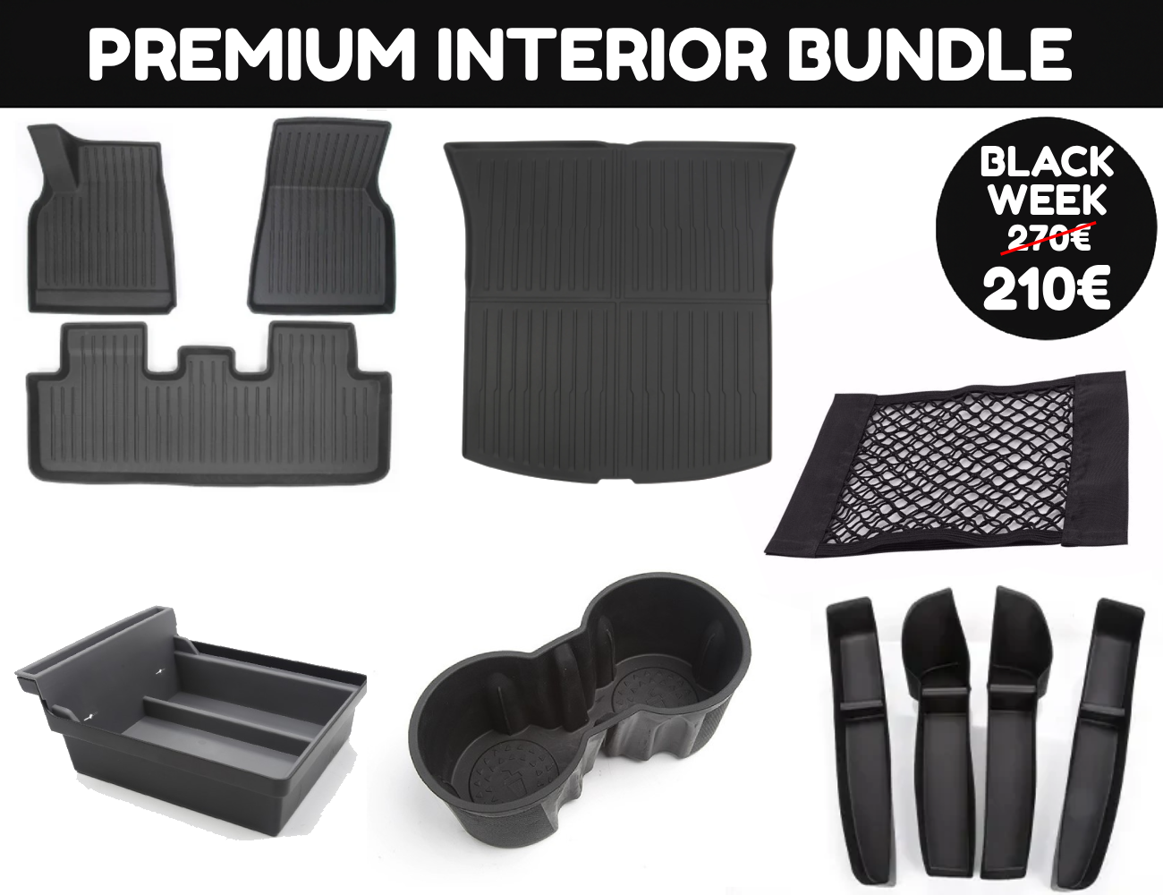 Premium Interior Bundle – Komplett-Upgrade für deinen Tesla