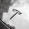 Tesla Logo Emblem Mattschwarz für Motorhaube – My Tesla Tuning