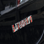 PLAID Emblem Badge für Tesla, Detailansicht
