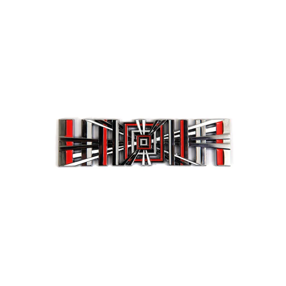 PLAID Emblem Badge für Tesla, weitere Perspektive