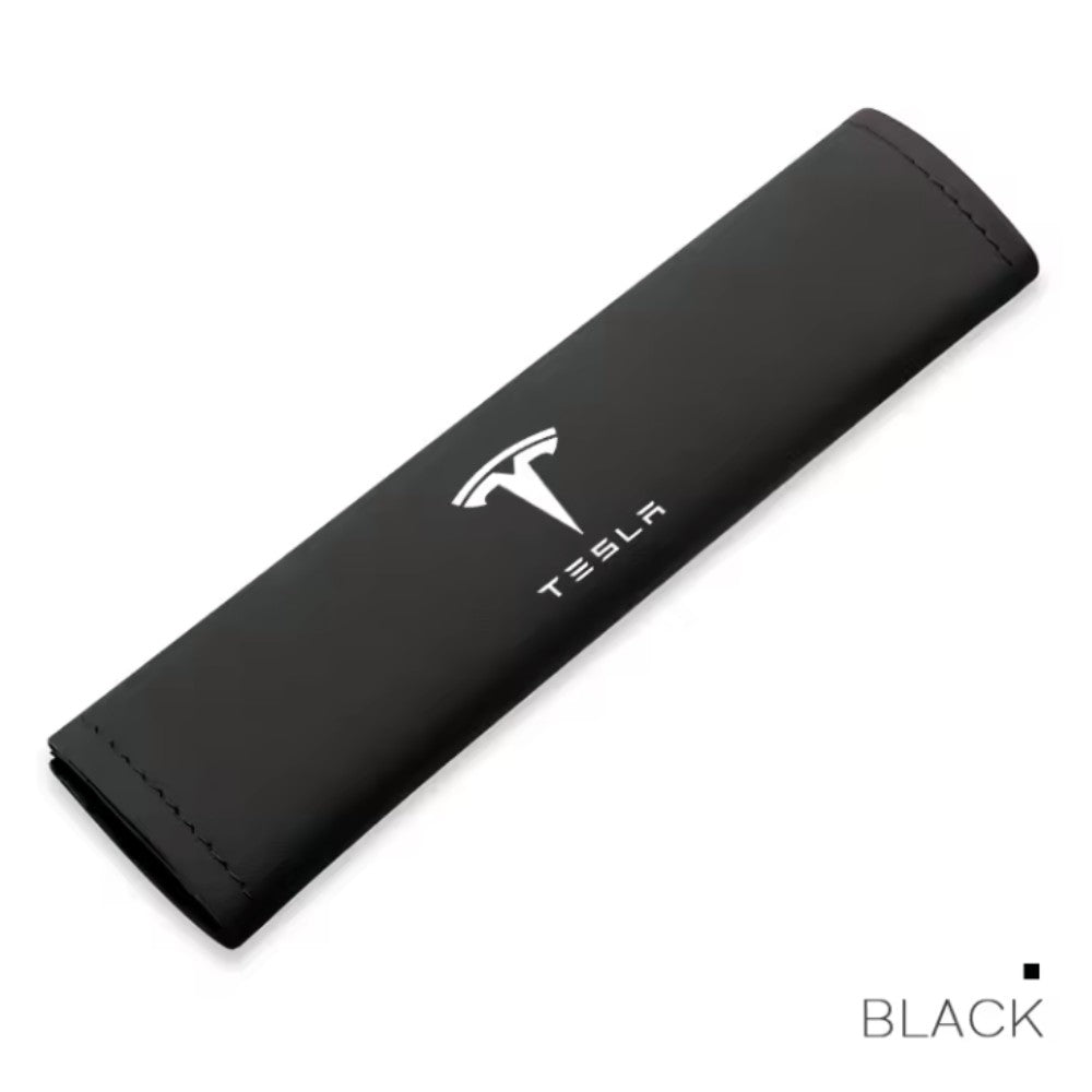 Tesla Gurtpolster aus Samt-Stoff 2er Set