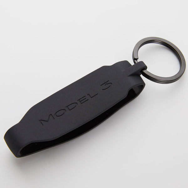 Schlüsselband für Tesla Key Fob – Silikon, Geprägtes Logo
