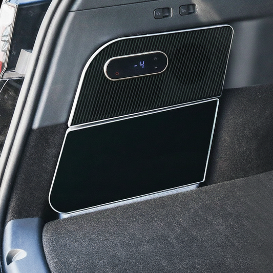 Einbau-Kühlschrank im Kofferraum des Tesla Model Y – 15 L Kompressor-Kühlbox mit Temperaturanzeige