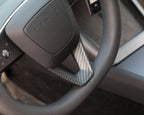 Lenkradabdeckung Matt-Carbon für Tesla M3 Highland / MY Juniper, weitere Perspektive