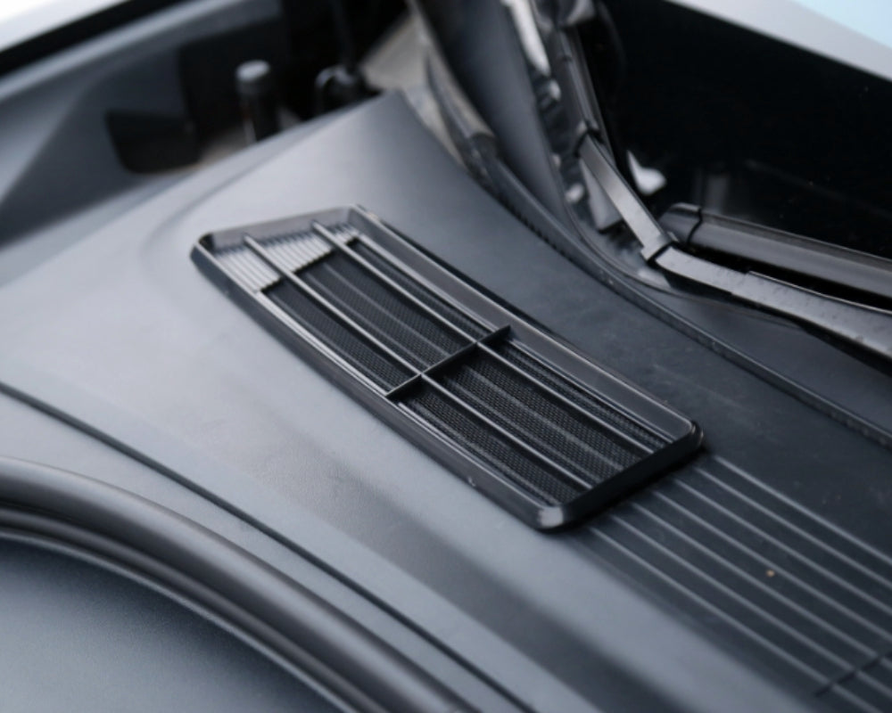 Frunk Lüftungsgitter für Tesla M3 Highland / MY Juniper, Detailansicht