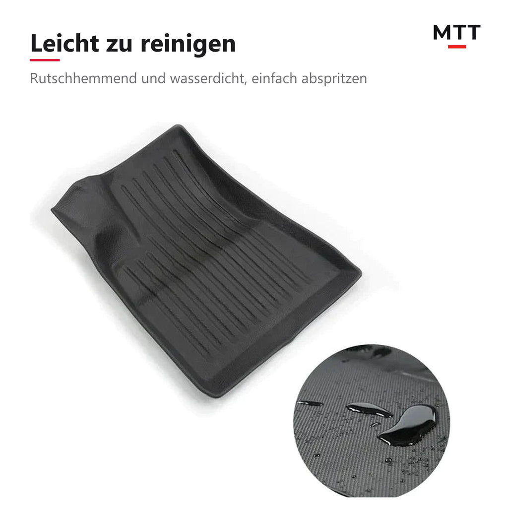 Allwettermatte für Tesla Model Y, leicht zu reinigen, Wasser perlt ab