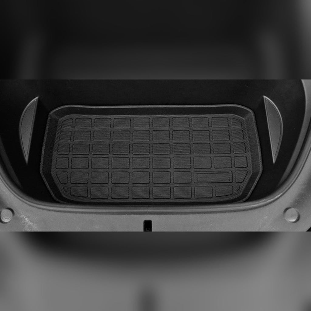 Allwettermatte für Tesla Model Y, eingelegt im Frunk
