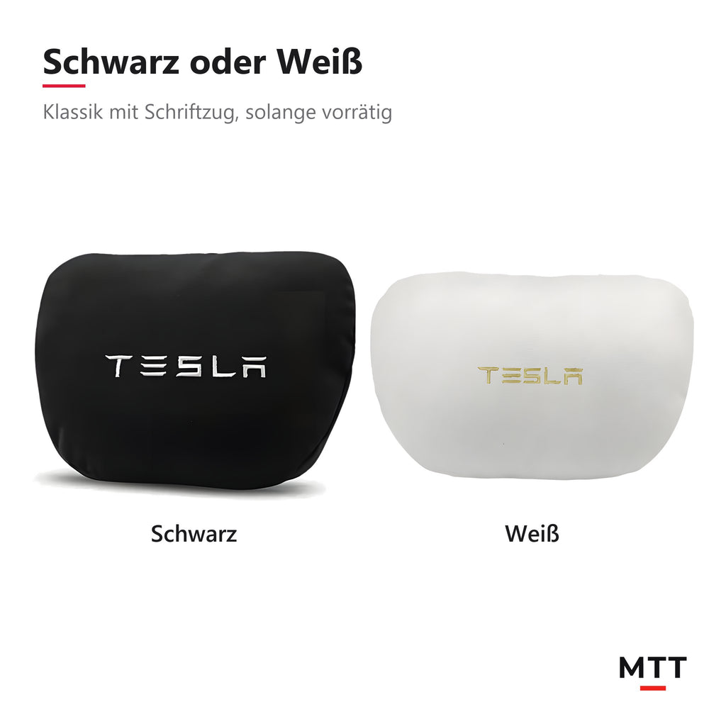 Kopfstützkissen Klassik in Schwarz und Weiß nebeneinander