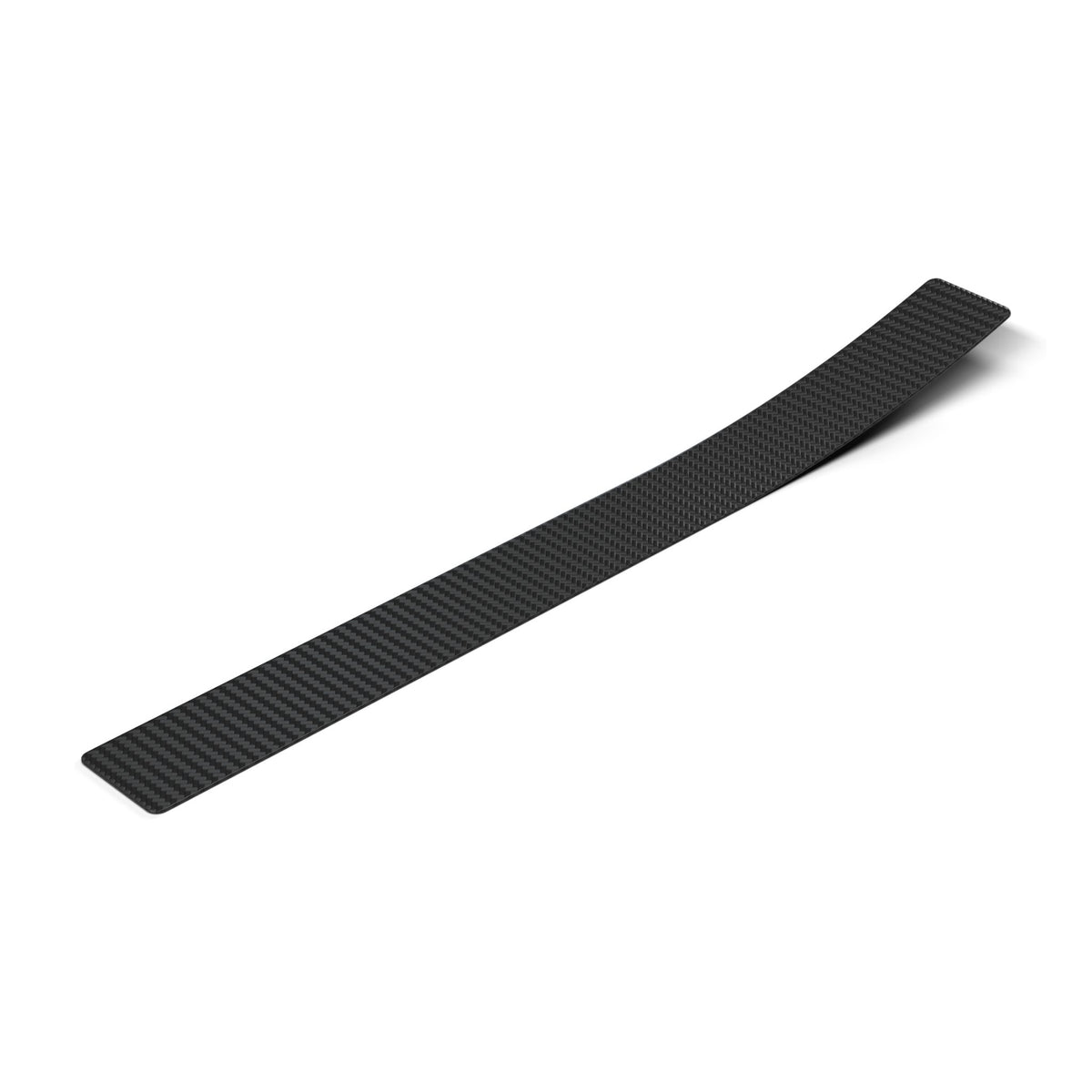Ladekanten-Schutz in Carbon-Optik, selbstklebende Leiste ohne Schriftzug, 3D-Darstellung