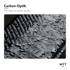 Ladekanten-Schutz in Carbon-Optik – Oberfläche der PVC-Folie mit Carbon-Struktur, Lieferantenfoto
