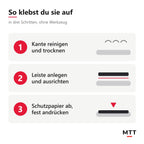 Ladekanten-Schutz in Carbon-Optik – Einbau in drei Schritten, Grafik