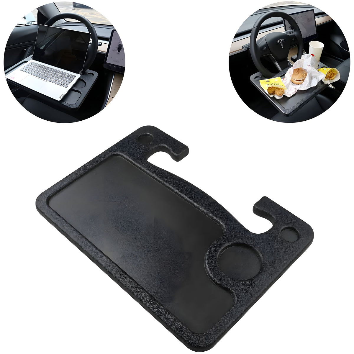 Lenkrad Schreibtisch für Tesla, Nutzung mit Laptop oder Essen