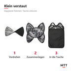 Sonnenschutz Glasdach Model Y – zusammenfalten und in der Tasche verstauen