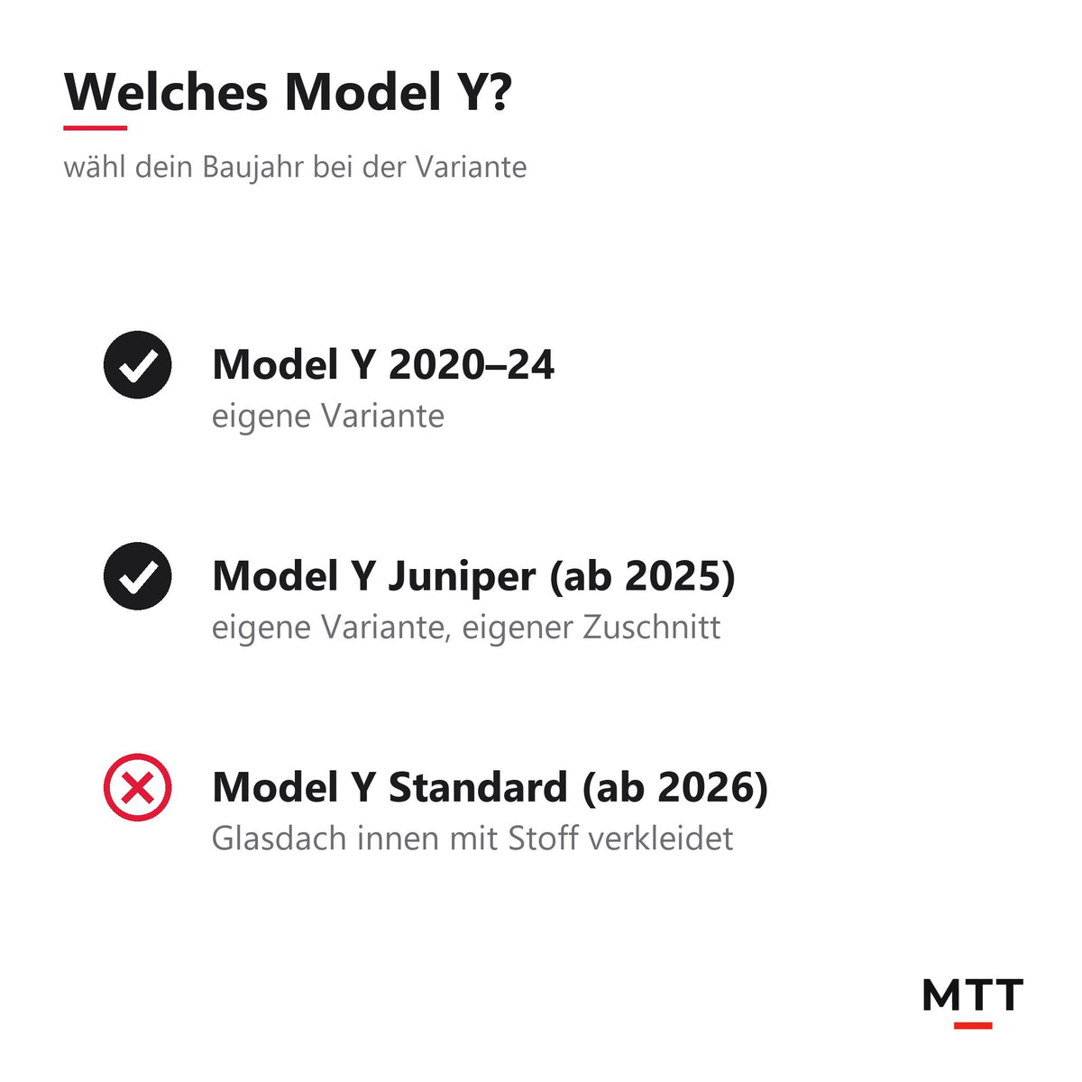 Sonnenschutz Glasdach Model Y – Passform: Model Y 2020–24 und Juniper ja, Model Y Standard nein