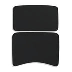 Sonnenschutz Glasdach Model Y Juniper Schwarz – zweiteiliges Set vorn und hinten, 3D-Darstellung