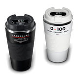 Thermo-Becher mit LCD-Temperaturanzeige, Edelstahl 510 ml, 5 Motive