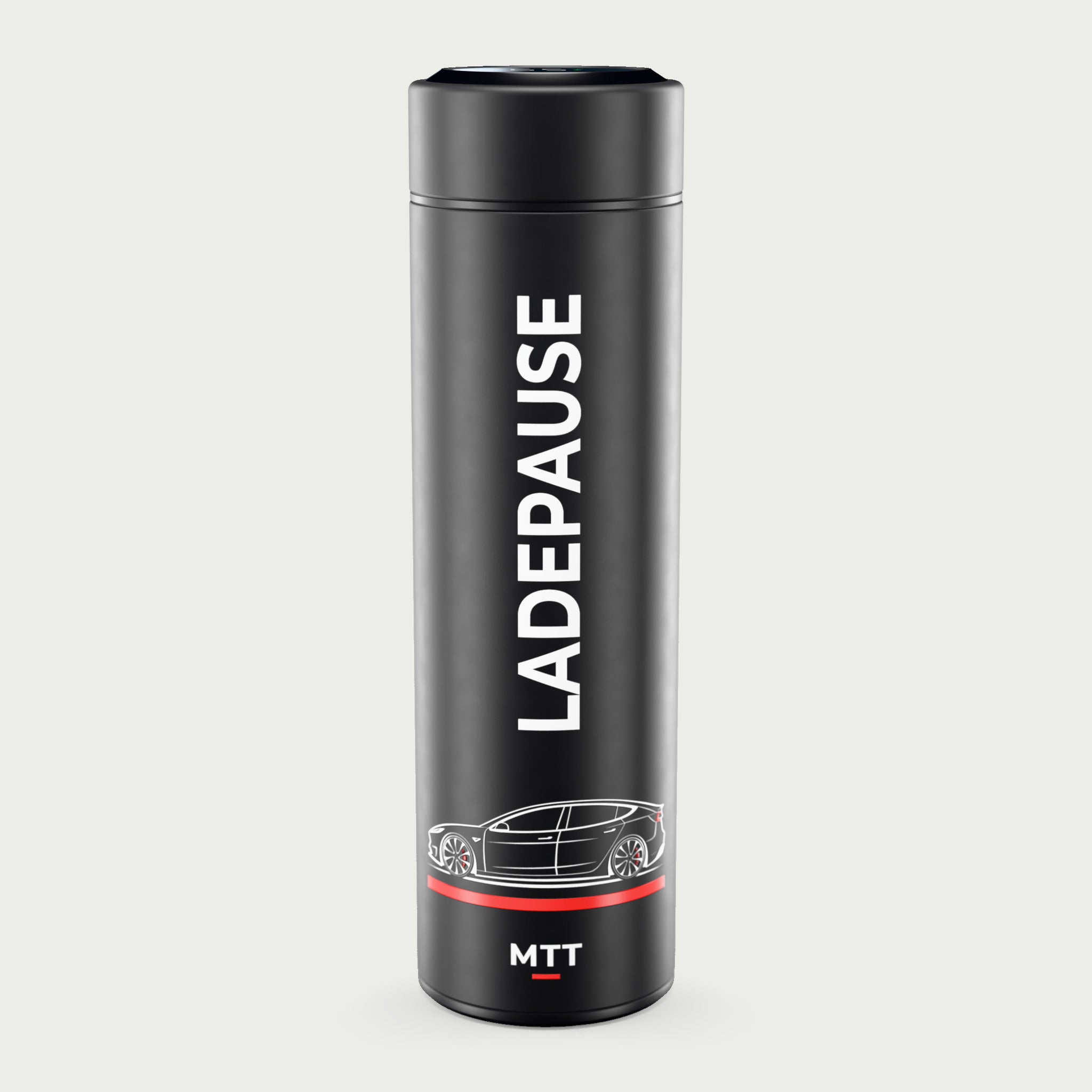 Motiv 01 · Ladepause (Flasche in Schwarz)