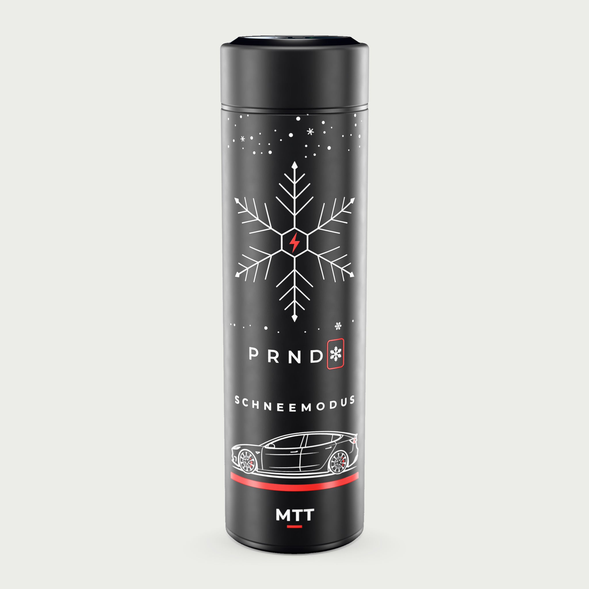 Motiv 07 · Schneemodus (Flasche in Schwarz)