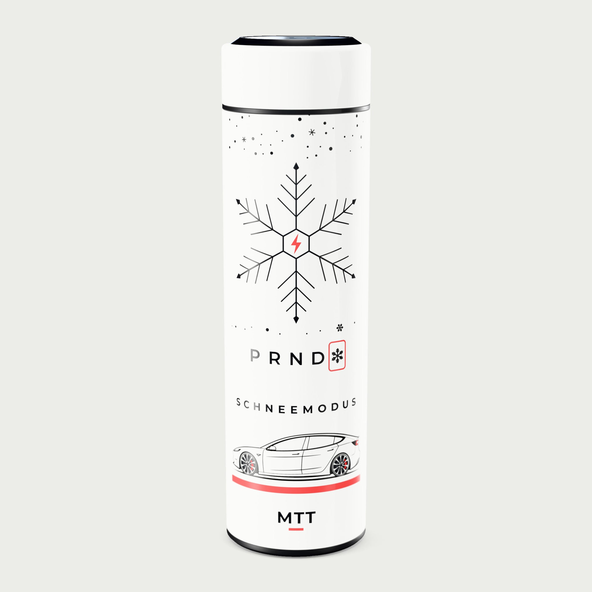 Motiv 07 · Schneemodus (Flasche in Weiß)