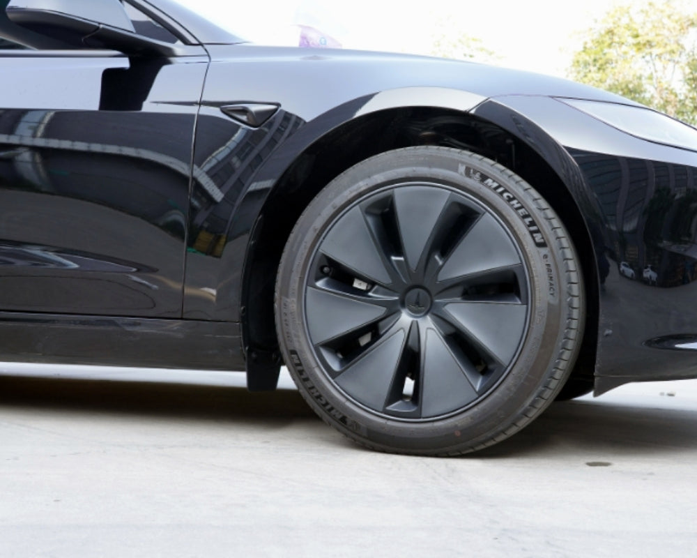 Schmutzfänger Set für Tesla Model 3 Highland, Montage ohne Bohren
