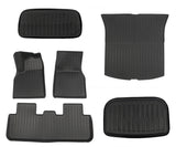 All-weather Floor Mats Complete Set for Tesla MY Juniper – 6-piece, TPE