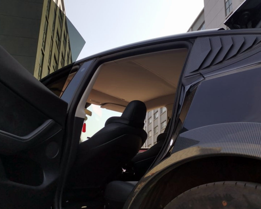 Sonnenschutz Glasdach für Tesla Model Y, Detailansicht