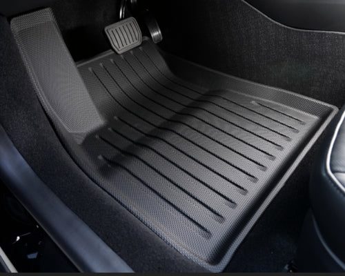 Allwettermatten Komplettset für Tesla M3 Highland, Vorderansicht