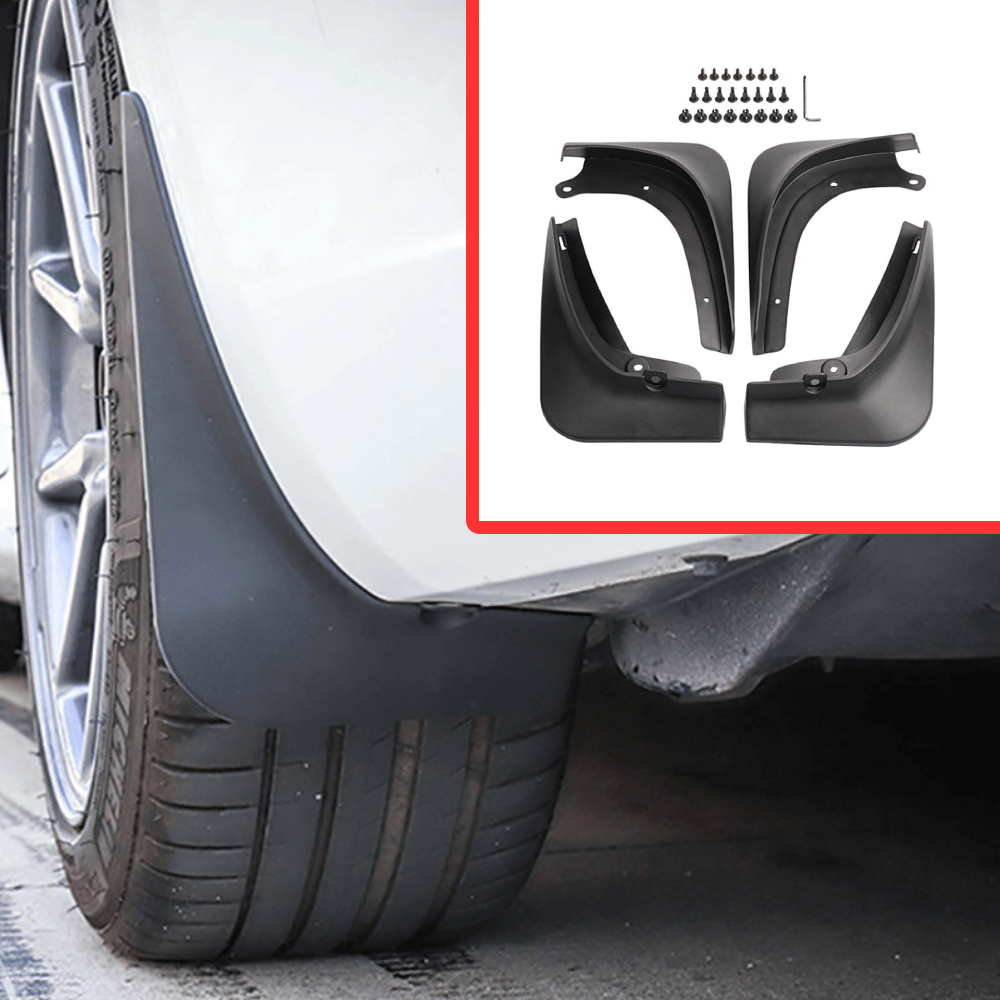 Mud Flaps, Schmutzfänger Vorne und Hinten - Schützt Lack, Ergonomisch - My Tesla Tuning