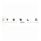 3D Buchstaben Tesla Schriftzug aus Aluminium, Detail 2