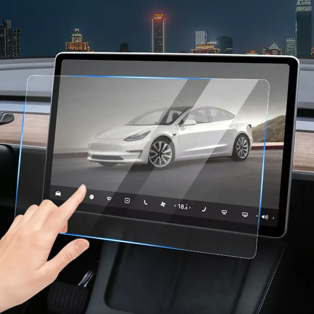 Displayschutzfolie für Tesla Model 3 Model Y aus gehärtetem Glas