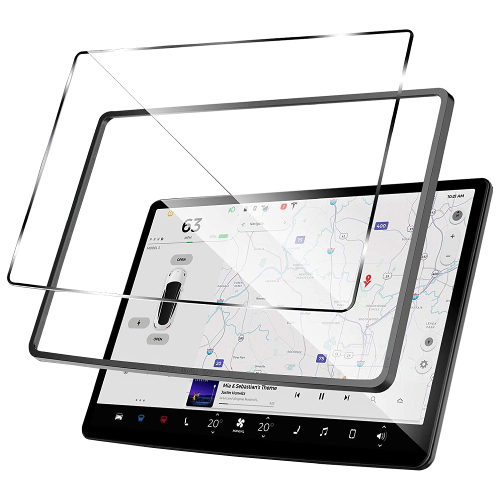 Displayschutz für Tesla Model 3/Y, Detailansicht
