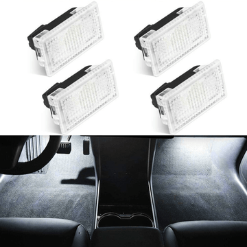 Ultra helle Innenraum-LED in Weiß für Tesla, im Fahrzeug verbaut